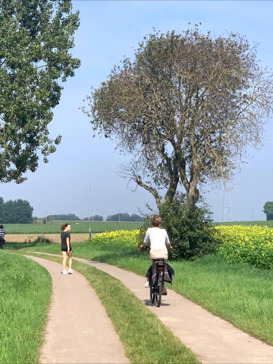 Tienen fietst en wandelt