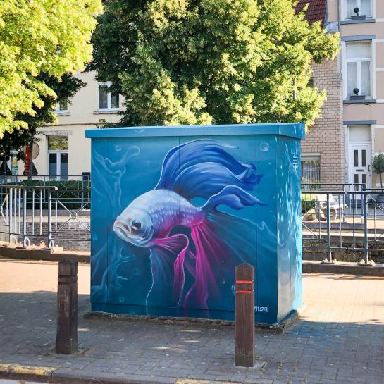 Street art Reizigersstraat